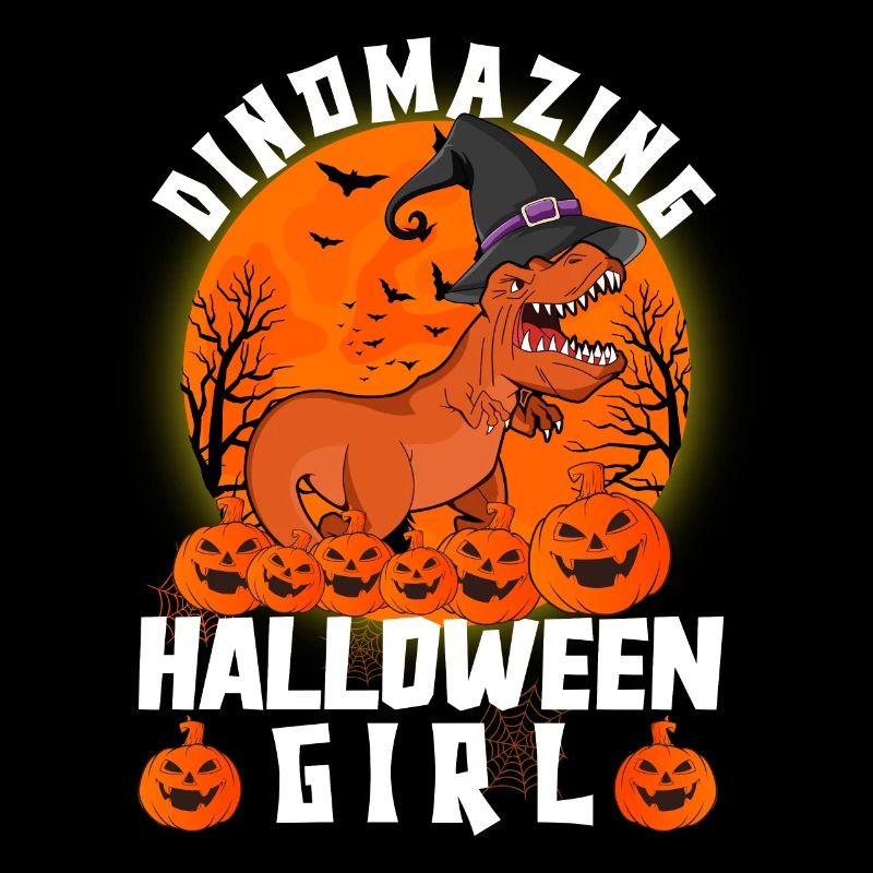 Dinomazing Halloween Mädchen Dinosaurier