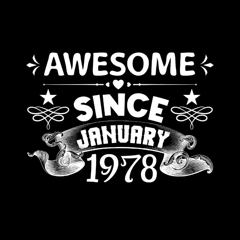 January 1978 | Awesome since January 1978