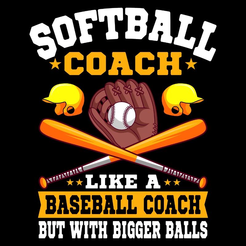 Softball coach like a baseball coach