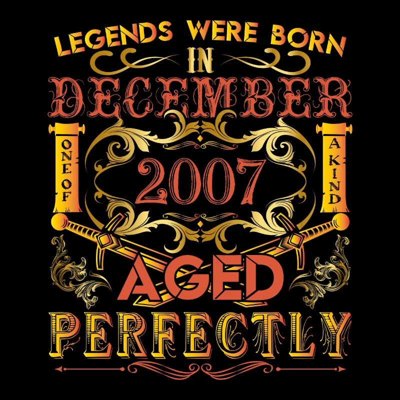 Dezember 2007 - Geburtstag 2007 wurden Legenden geboren.