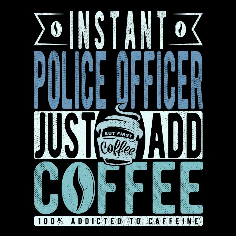 Café de policier disant