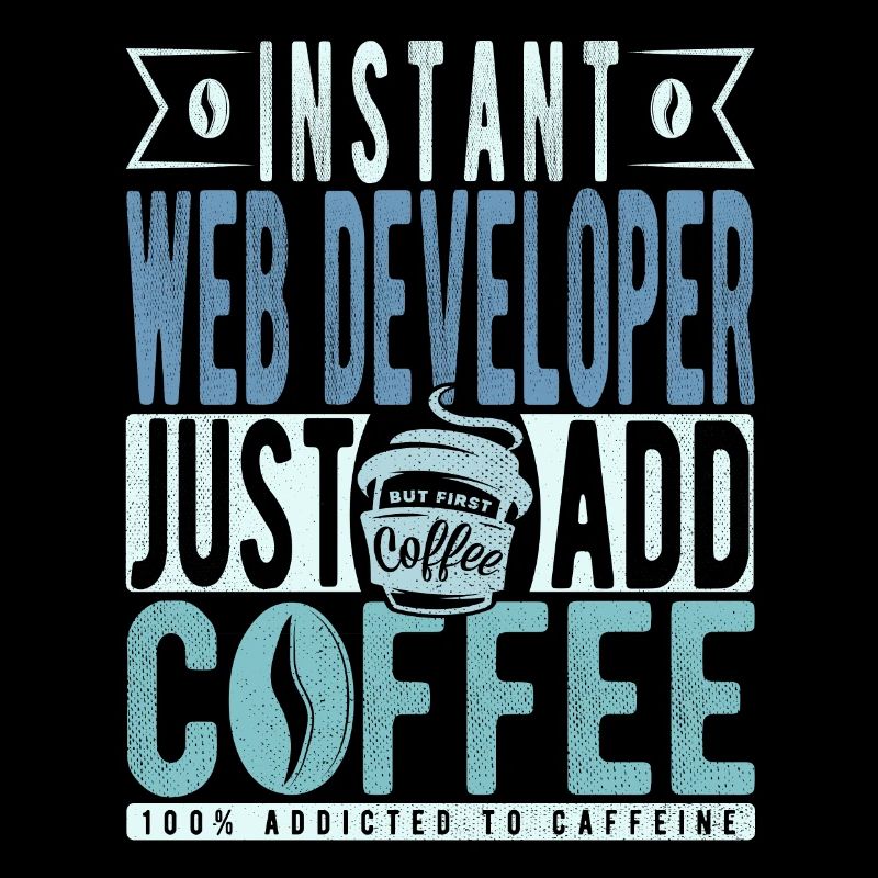Web-entwickler Kaffee Spruch