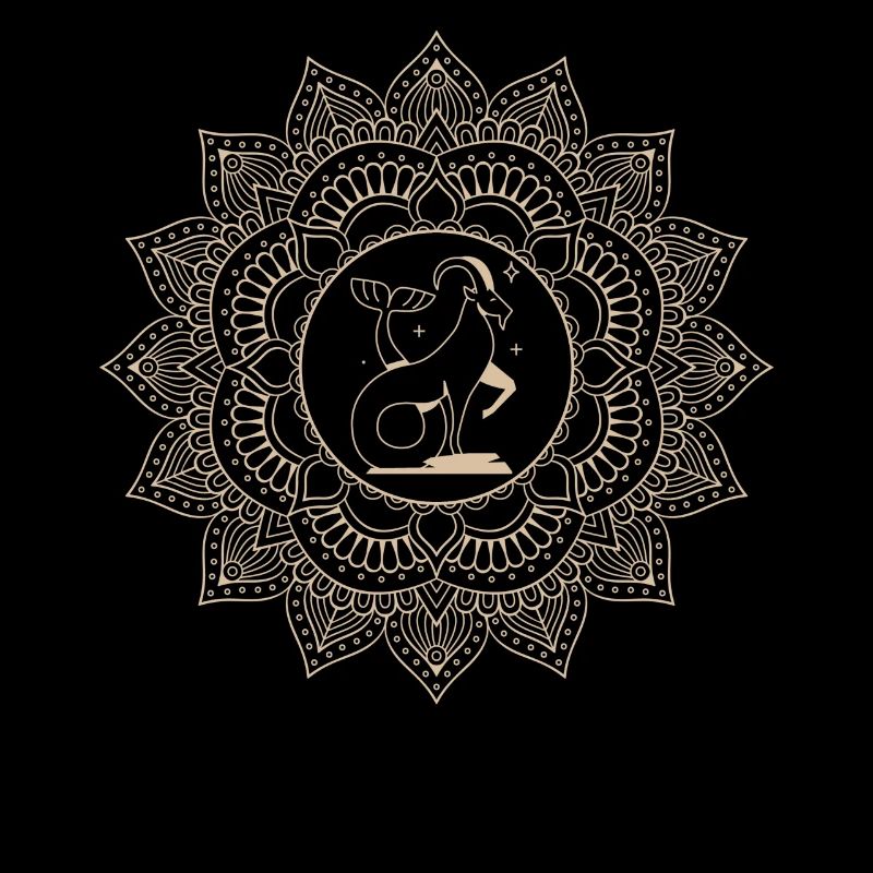 Steinbock sternzeichen Mandala
