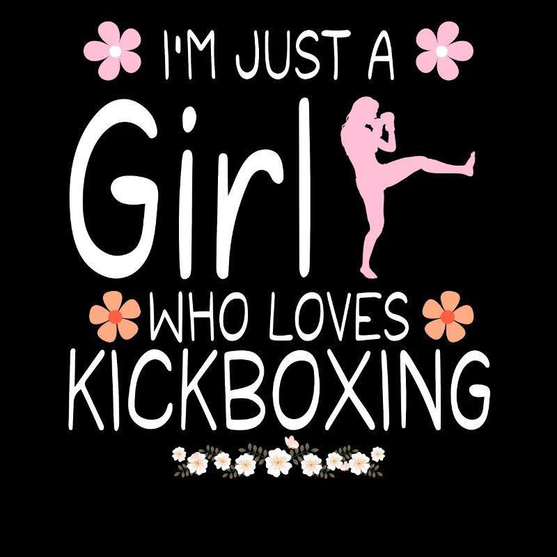 Ich bin nur ein Mädchen, das Kickboxen liebt