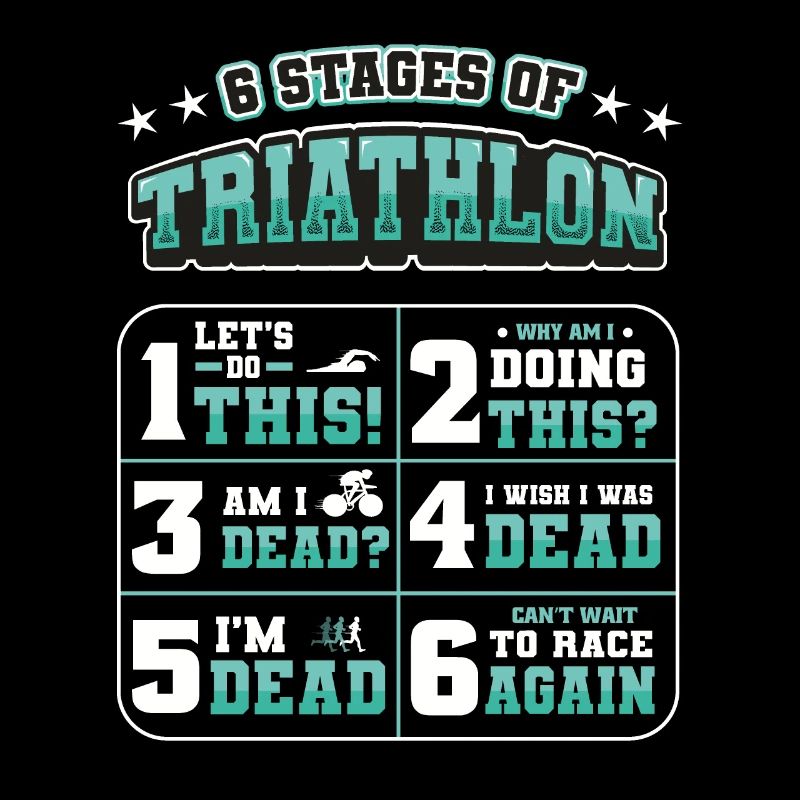 6 Etappen Des Triathlons