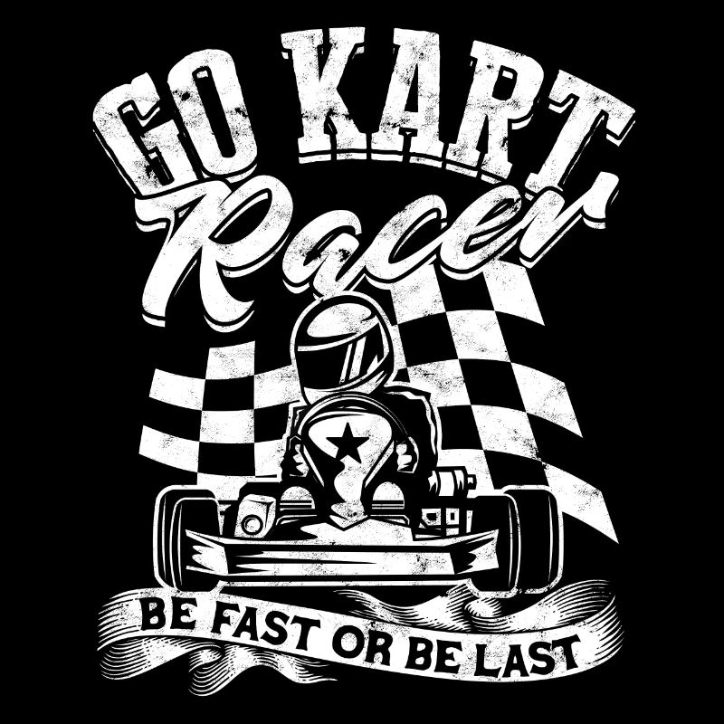 Coureur de course de pilote de karting de karting