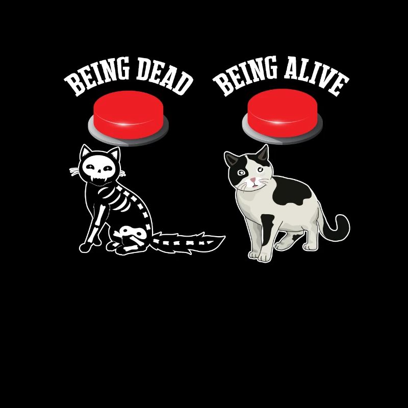 Recherché Le chat vivant de Schrödinger Physique quantique morte
