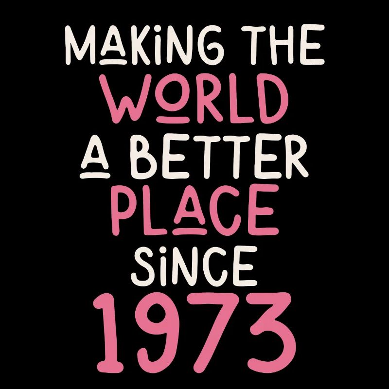 Making the World a better place since 1973