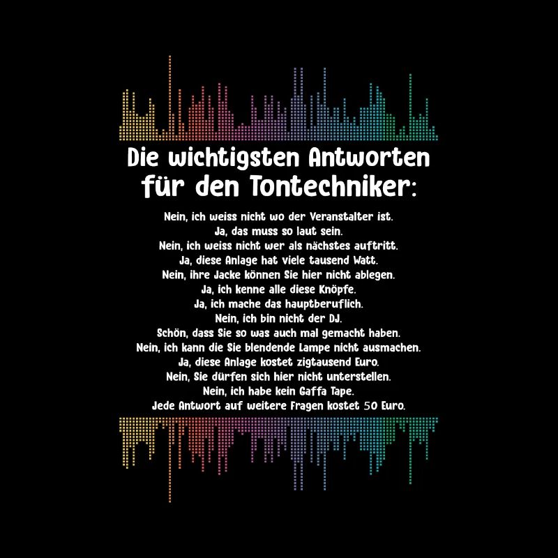 Antworten Der Tontechniker Tontechnik
