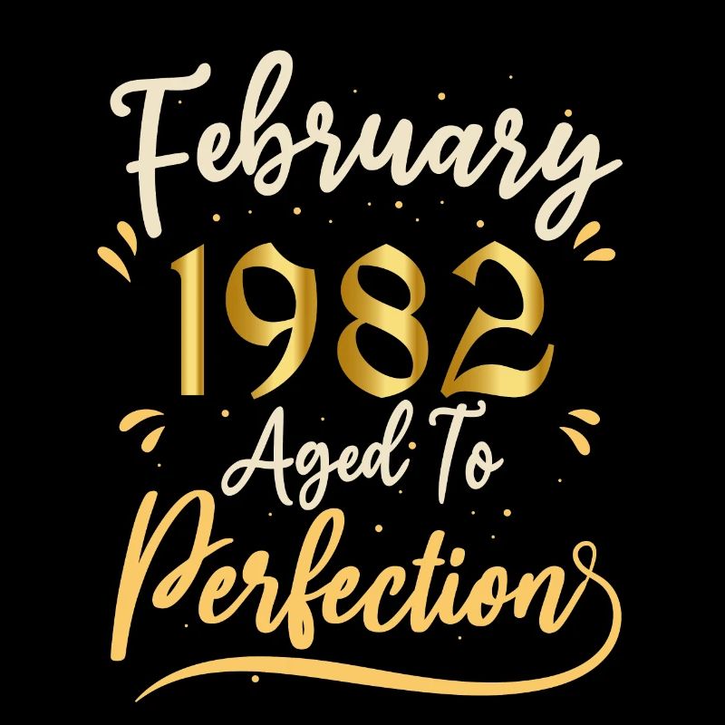 Février 1982 Février âgée à la perfection 1982