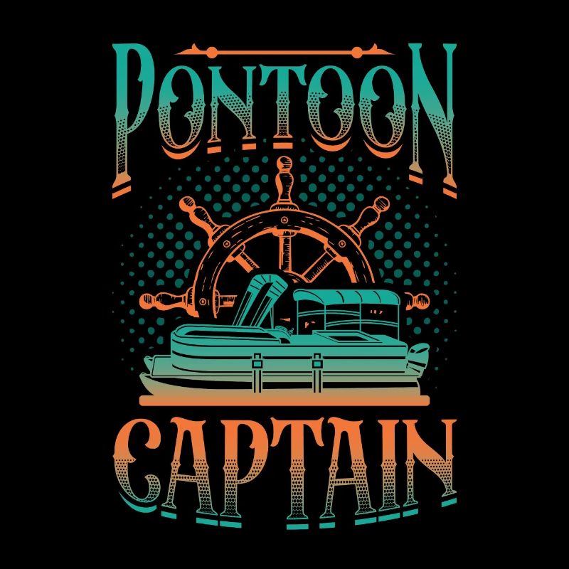 Ponton bateau, capitaine ponton