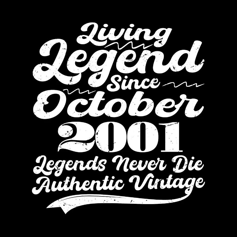 Once upon a time there was a legend. October 2001 Birth