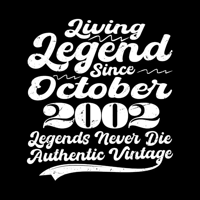 Once upon a time there was a legend. October 2002 Birth
