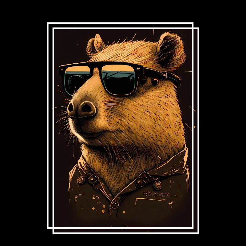 Capybara Capybara Cochon d’Inde Mèmes rongeurs