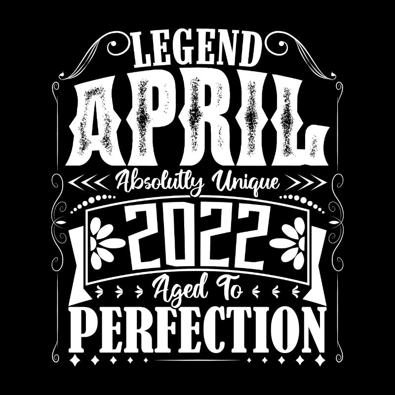 April 2022. Geburtstag April 2022. Geschenk 2022.