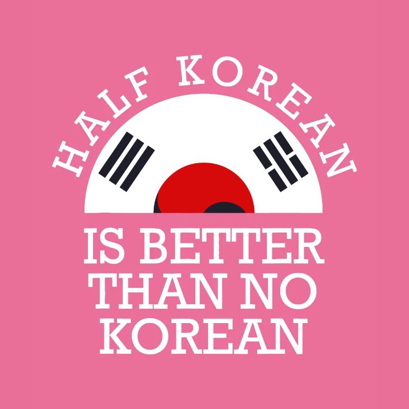 La moitié coréenne vaut mieux que pas de drapeau coréen