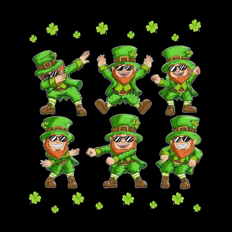 Dabbing Dancing Leprechaun Ireland St Patrick's Day