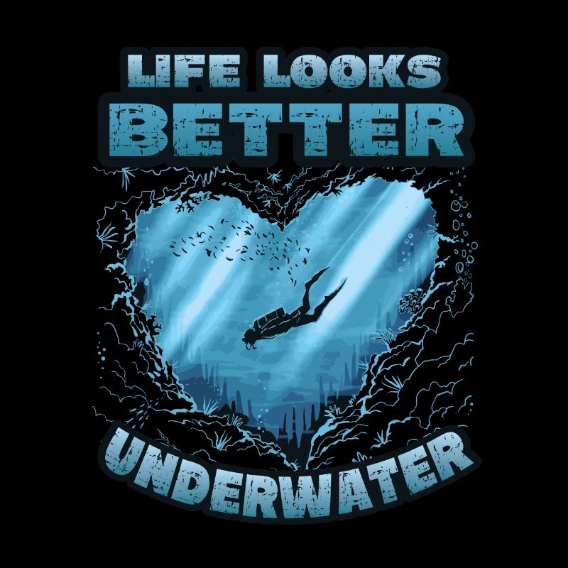 Das Leben Sieht Unter Wasser Besser Aus, Tauchen