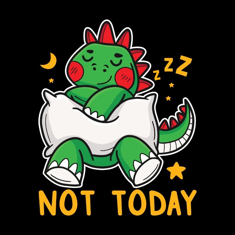 Ich liebe Dinosaurier Schlafender T-Rex Not Today