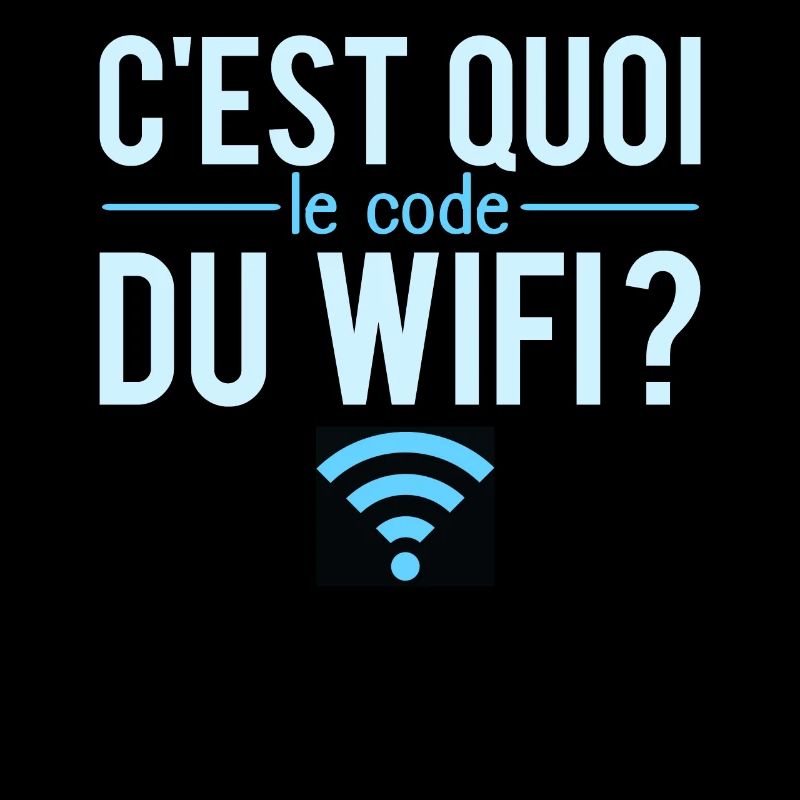 C'est quoi le code du wifi geek internet humour