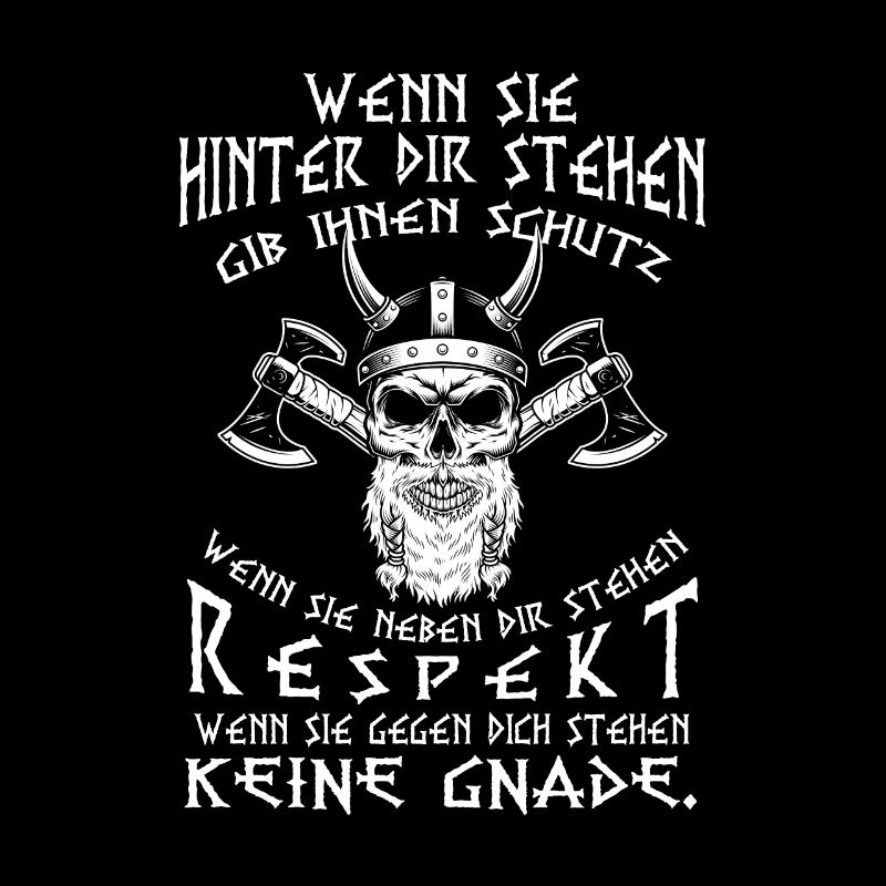 Wikinger Wenn Sie Hinter Dir Stehen Nordmann