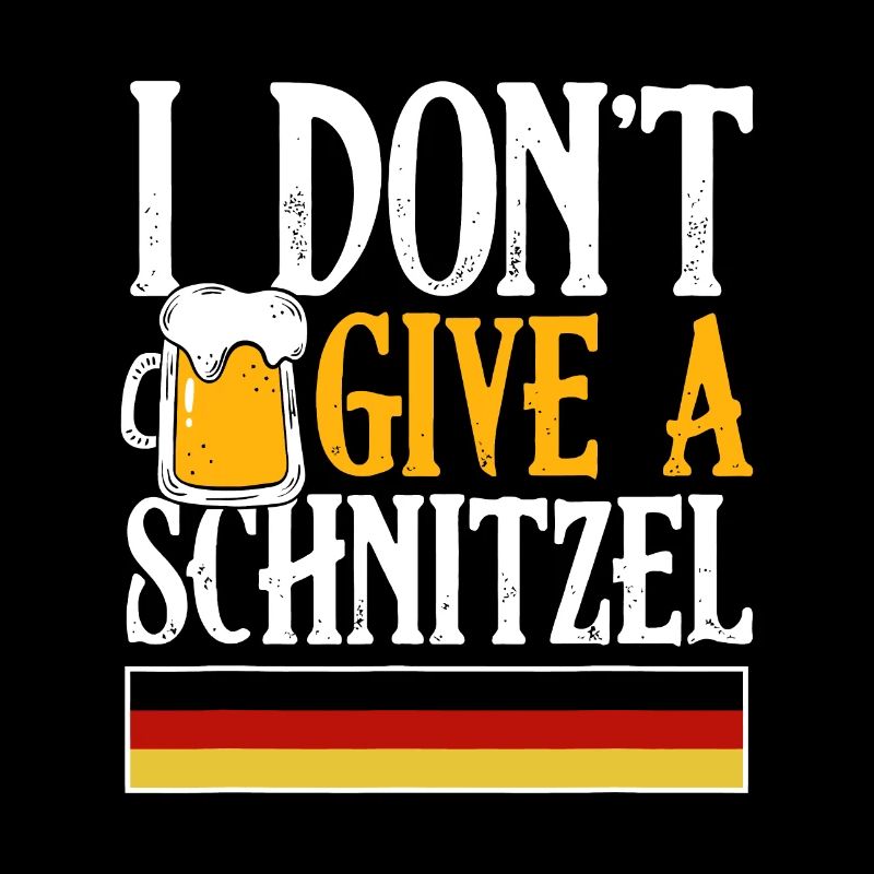 I Don't Give A Schnitzel German Beer Wurst Funny