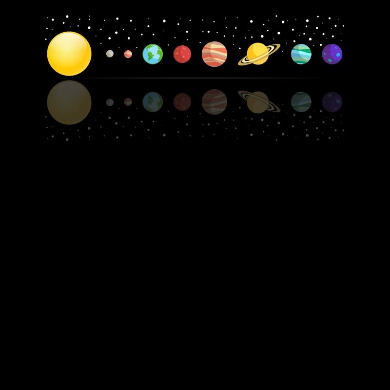 Planète Design avec système solaire dans