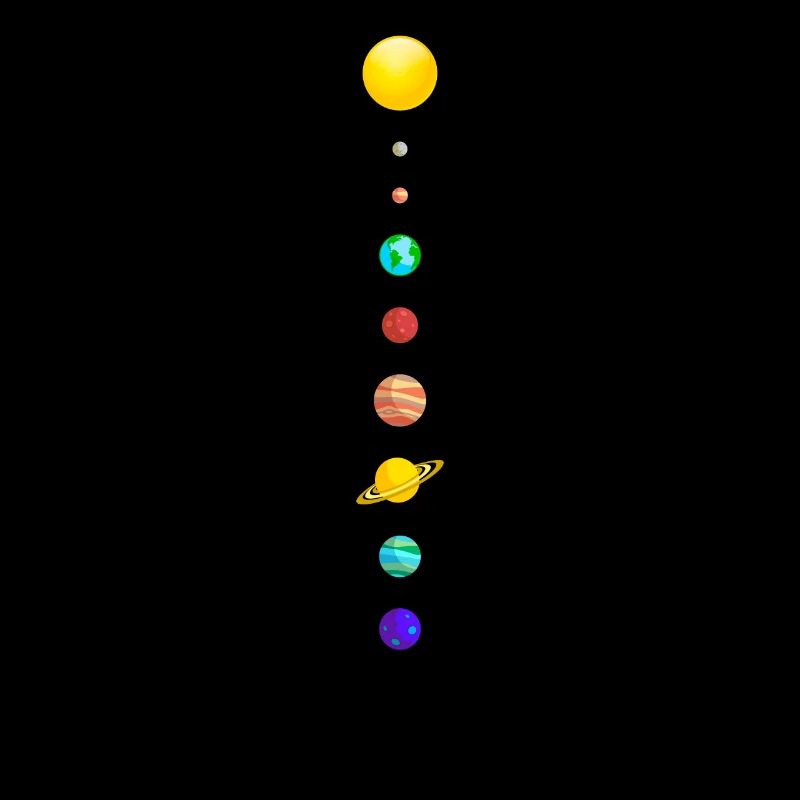 Planète Design avec système solaire dans