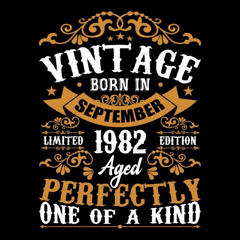 September 1982 Birthday Gift 1982 September