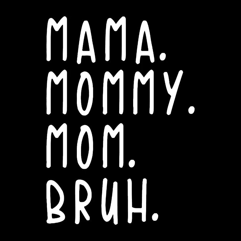 Ma Mama Mama Bruh Leopard Grau Muster