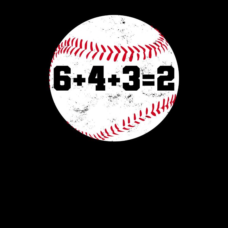 6+4+3=2 Double Play 643 Baseball Player Baseballer