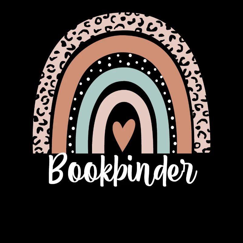 Buchbinder Regenbogen Leopard Lustiger Buchbinder