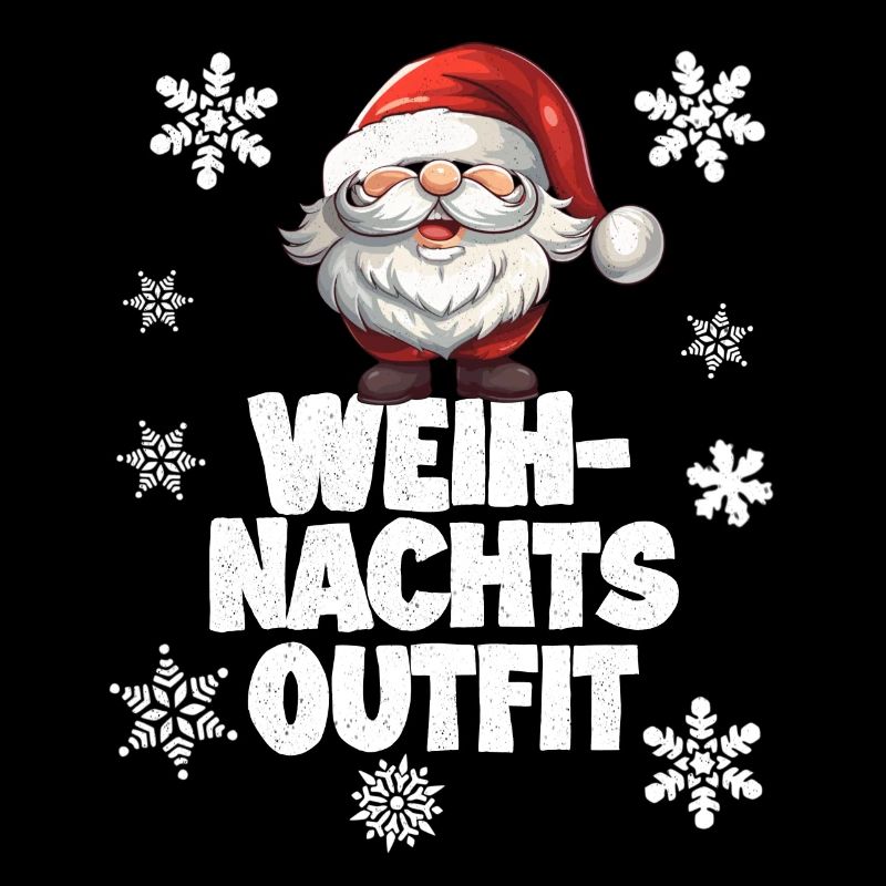 Weihnachtsoutfit mit Weihnachtsmann