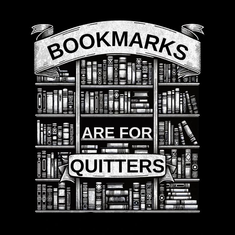 Bookshelf art with bookmarks is something for