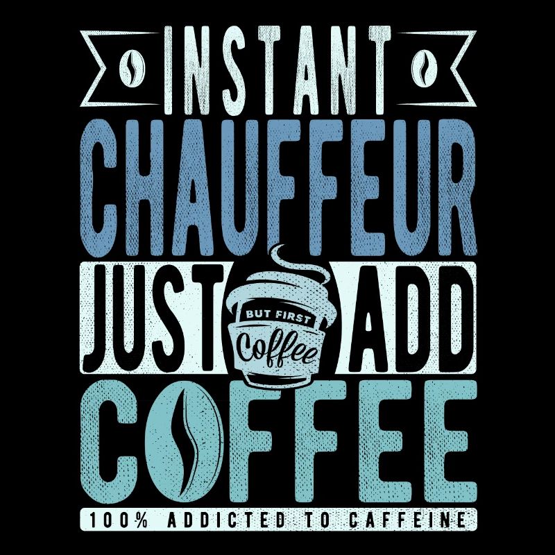 Instant-Chauffeur Fügen Sie einfach Kaffee hinzu