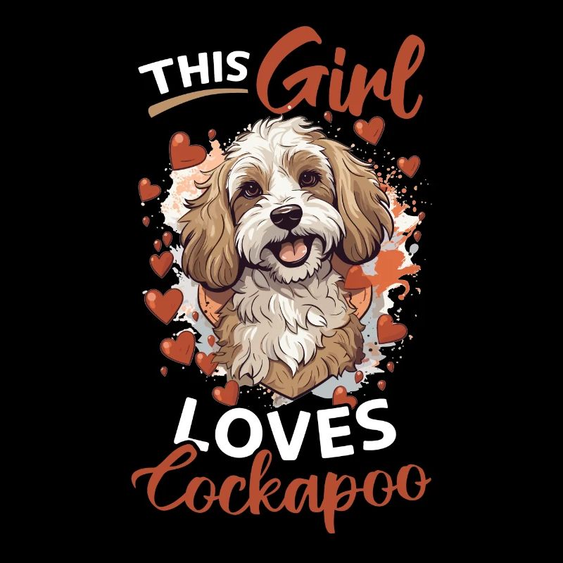 Cockapoo chien race animal de compagnie cette fille aime Cockapoo