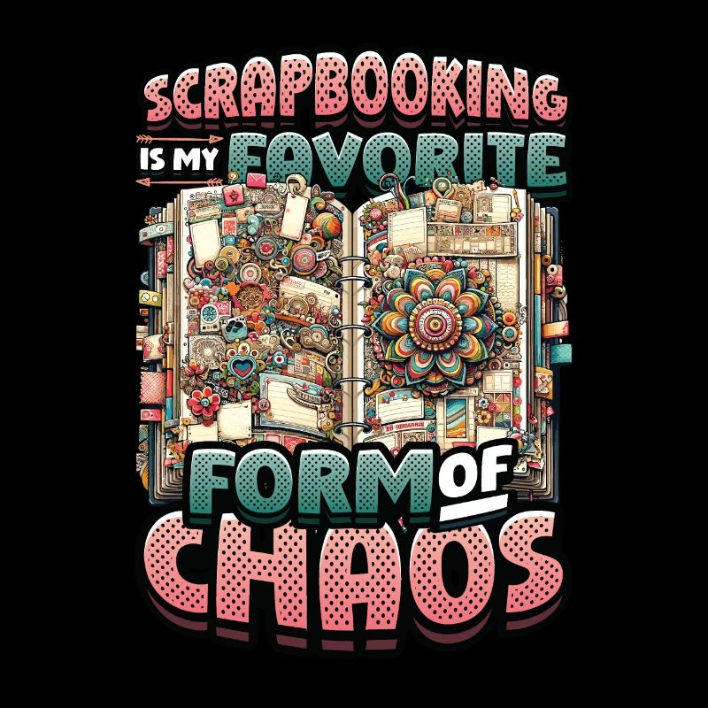 Mädchen Scrapbooking Enthusiast Scrapbook
