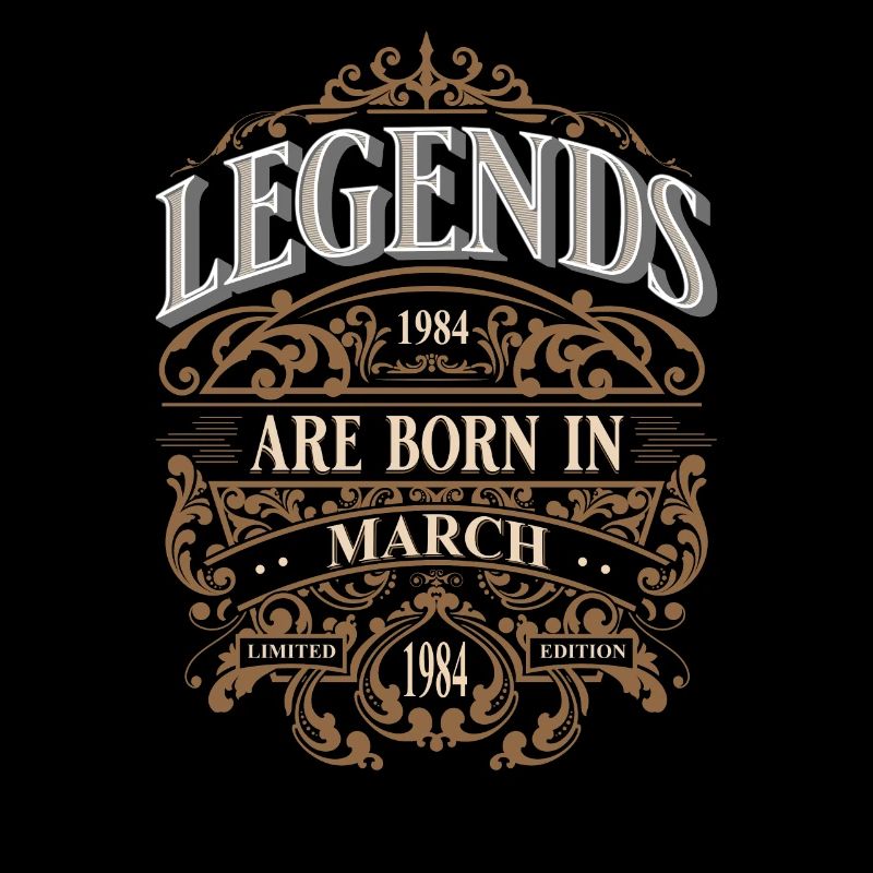 1984 Mars Naissance Anniversaire Année de naissance