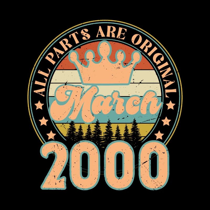March 2000. March 2000 Birthday Gift. March.