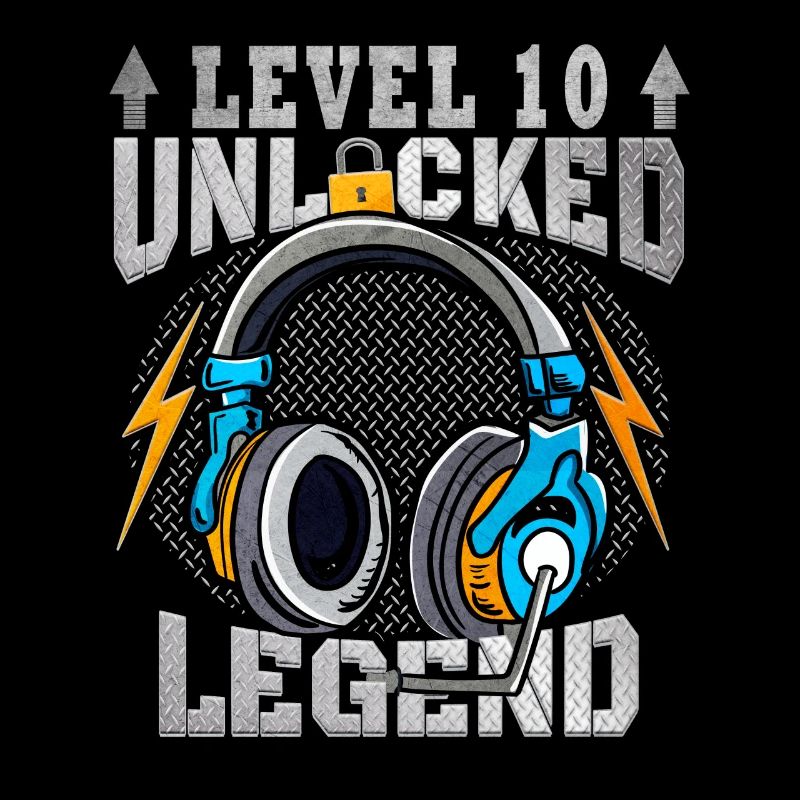 10. Geburtstag - Geburtstagsshirt level 10 unlock