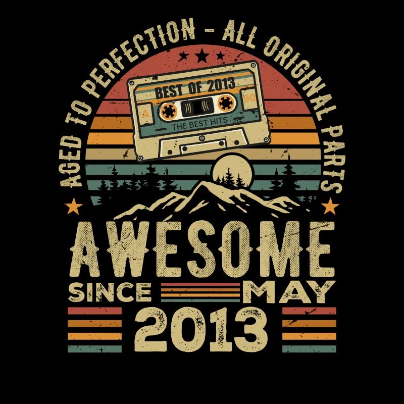 May 2013 Birthday May 2013 Retro Gift