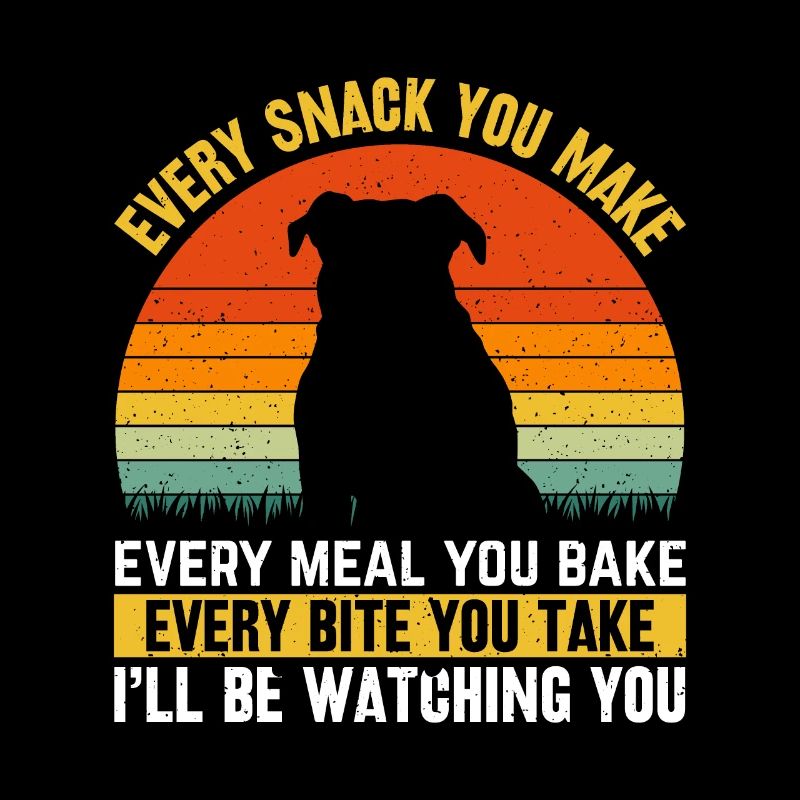Chiens - Chaque collation que vous préparez, je vous surveillerai !