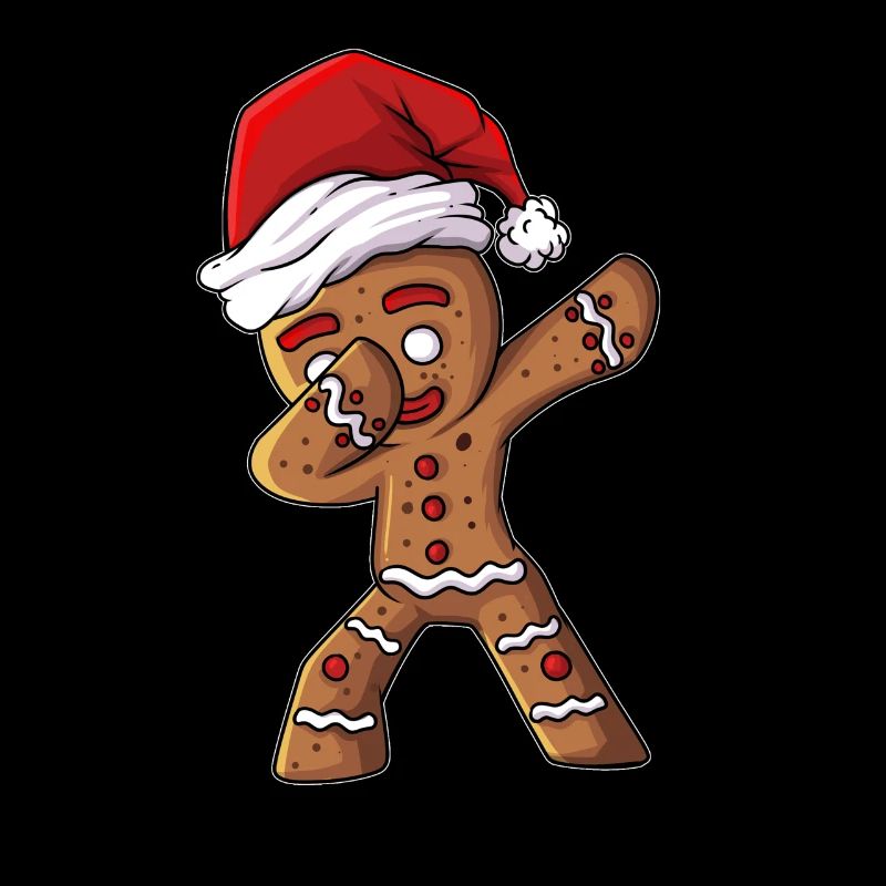Christmas Gingerbread Biscuit Cookie Dab Dabbing