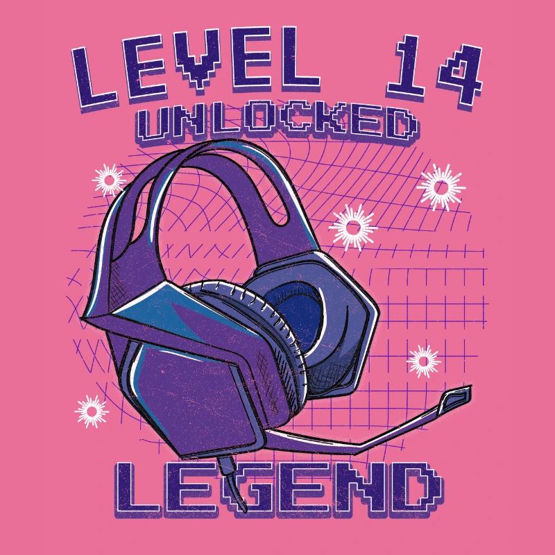 Level 14 Unlocked Zocker 14 Geburtstag Geschenk