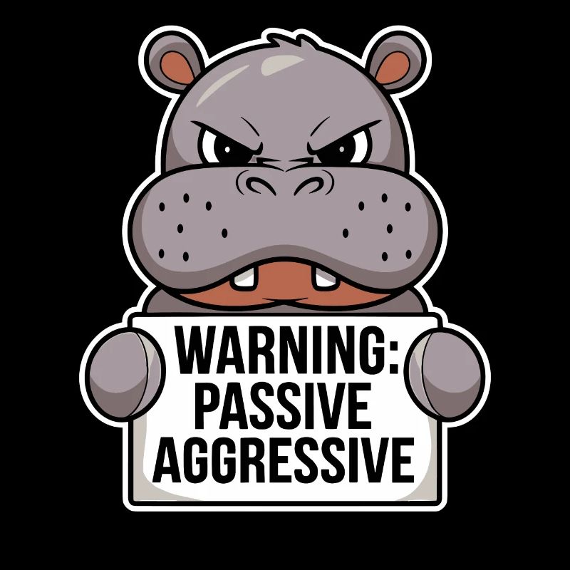 Warning: Passive Aggressive Hippopotamus