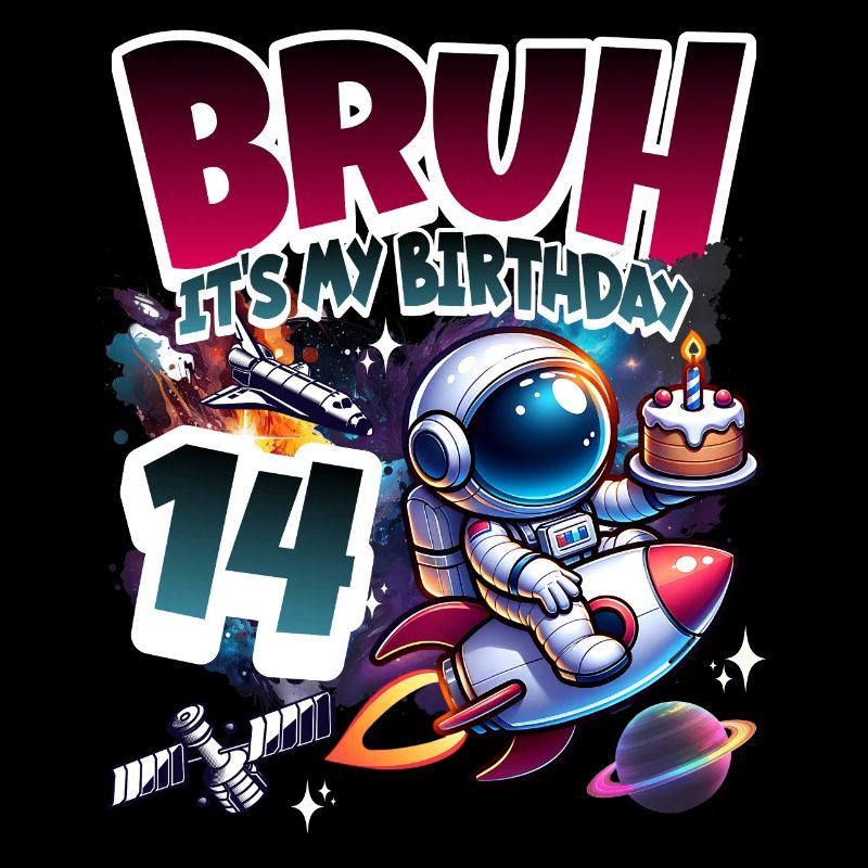 Astronaute 14e anniversaire Espace
