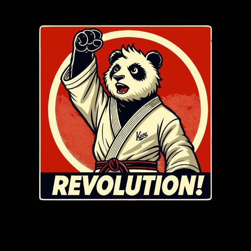 Kampfkunst Karate Revolution Panda