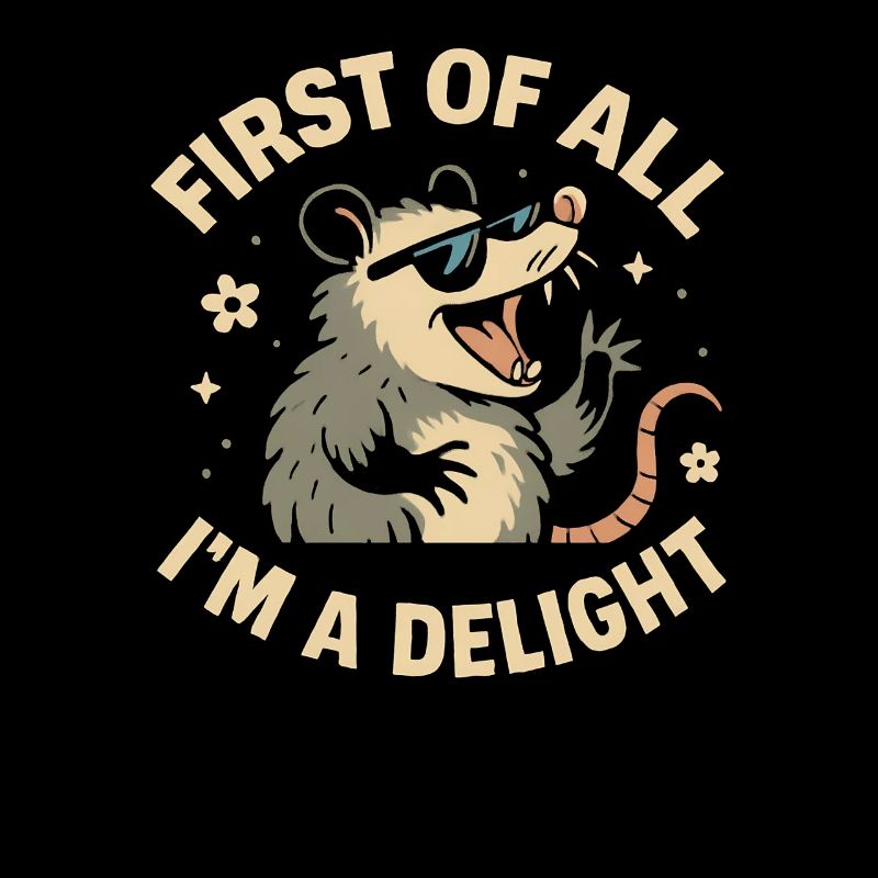 Zuallererst bin ich ein Delight-Opossum, ich bin e