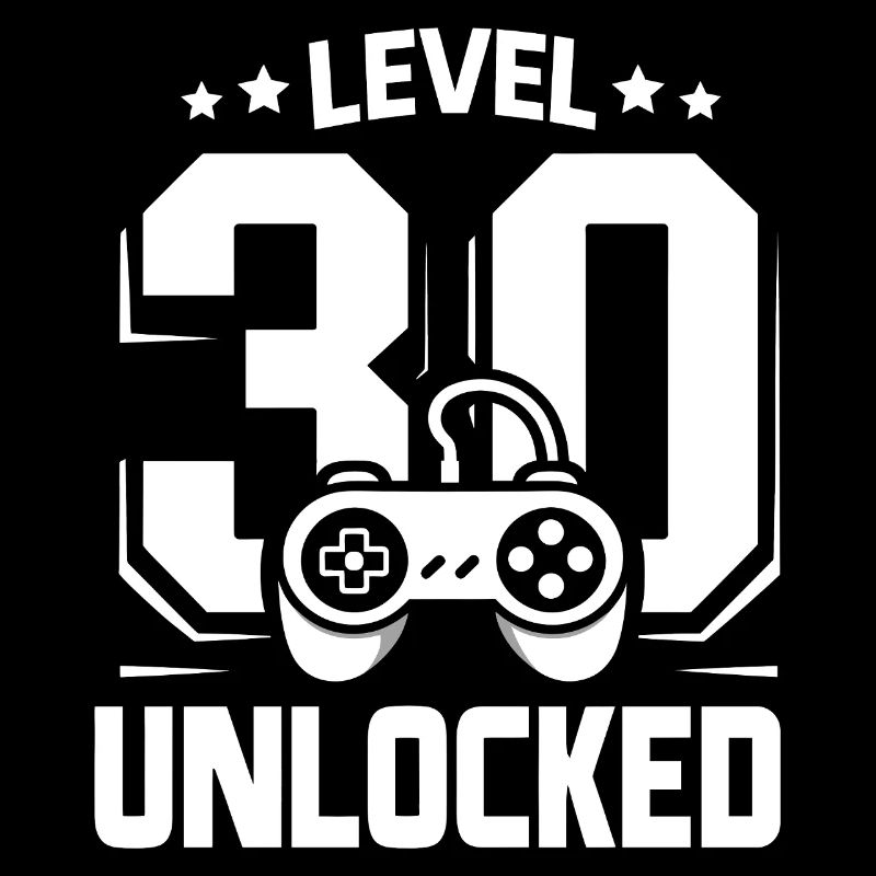 Level 30 Freigeschaltetes Geschenk zum 30. Geburtstag