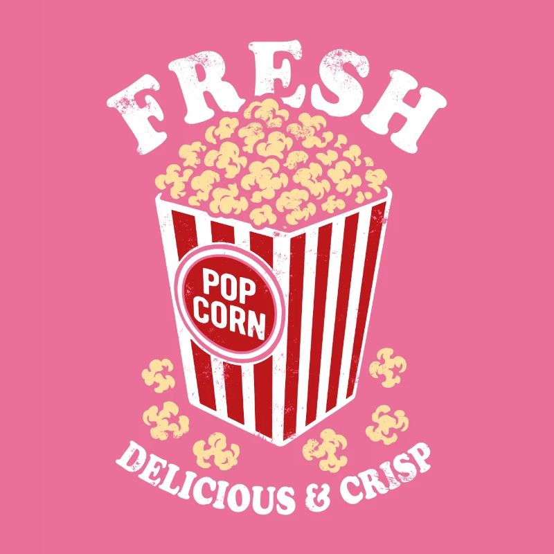 Frisches Popcorn - knusprig, lecker - Geschenk